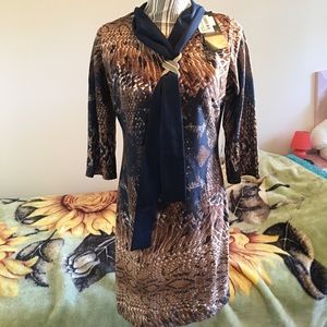 Fashion Dress. Heidi Dress in Navy.